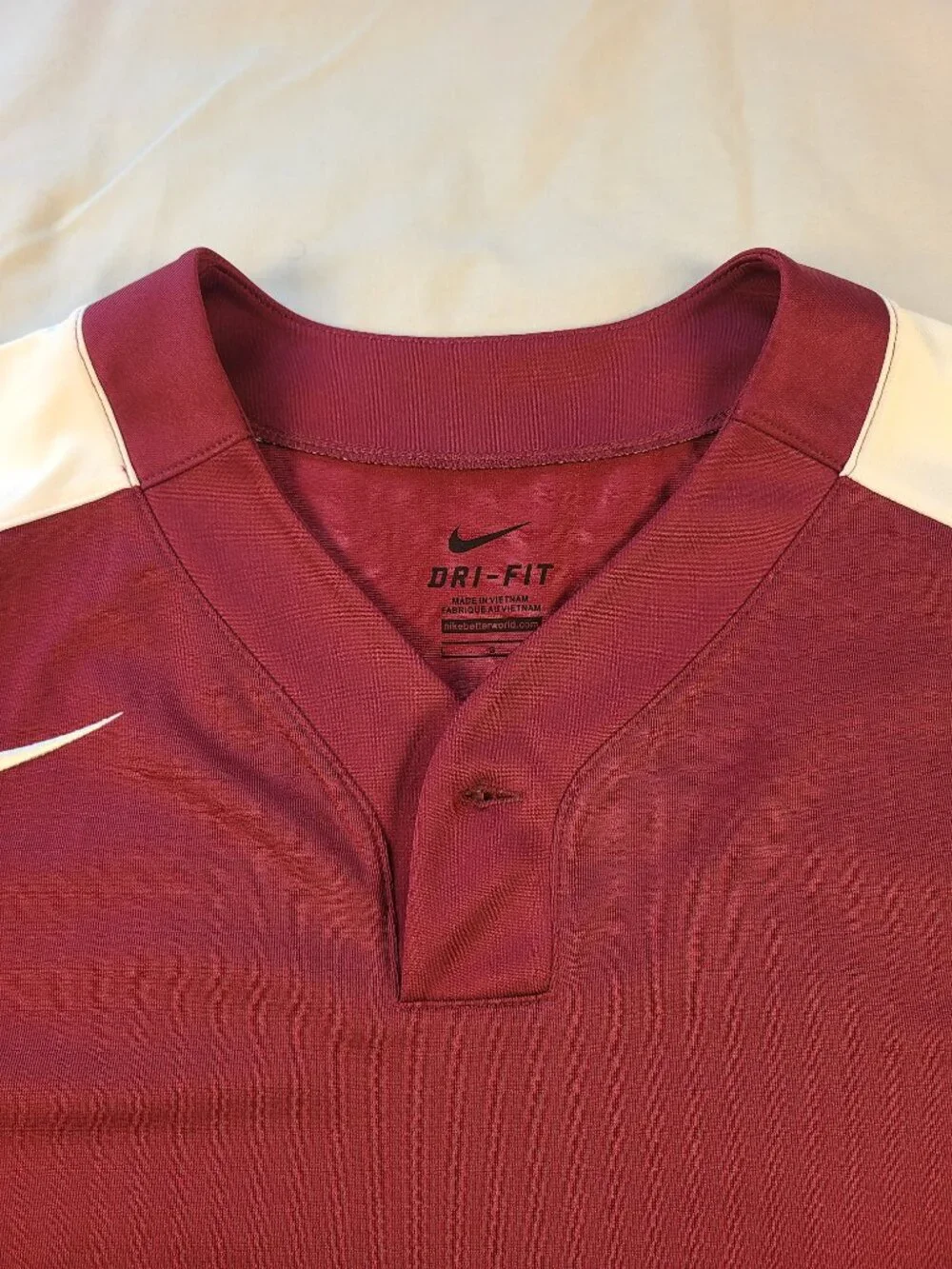 Nike Shirt Men's L Red & White